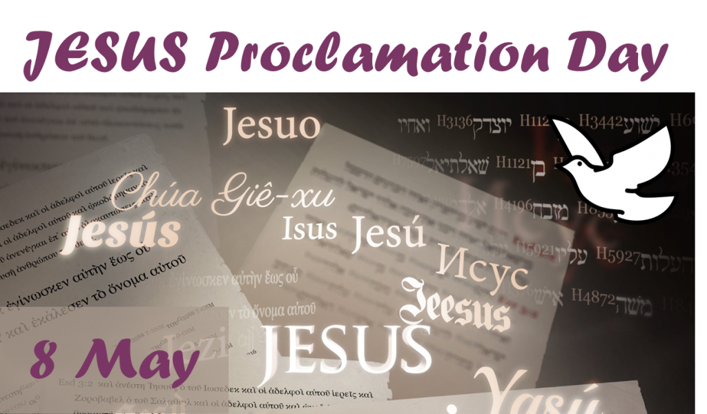 Logo Jesus Proclamation Day am 8 May